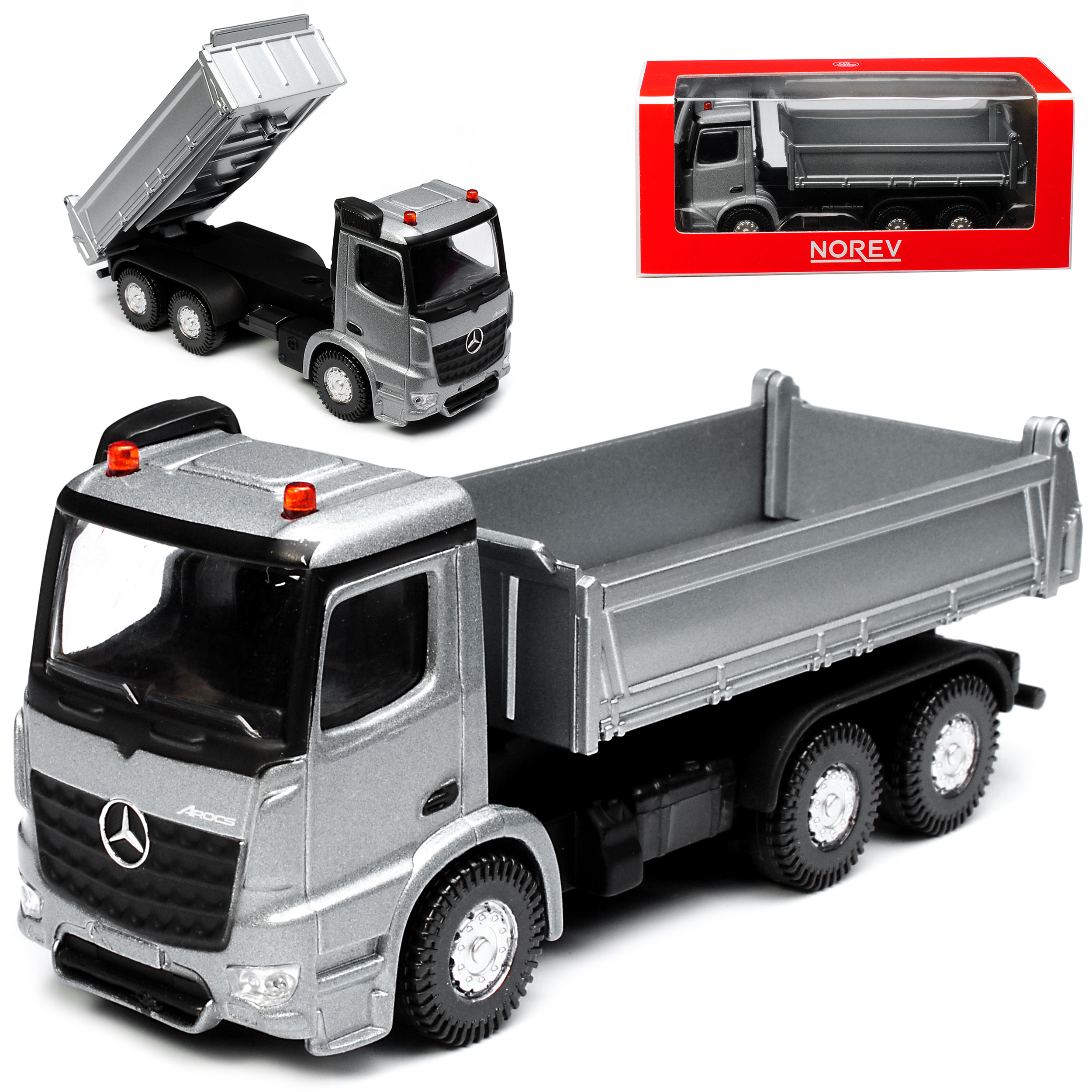 Mercedes-benz Dump Gray From 2013 1/64 Model Car