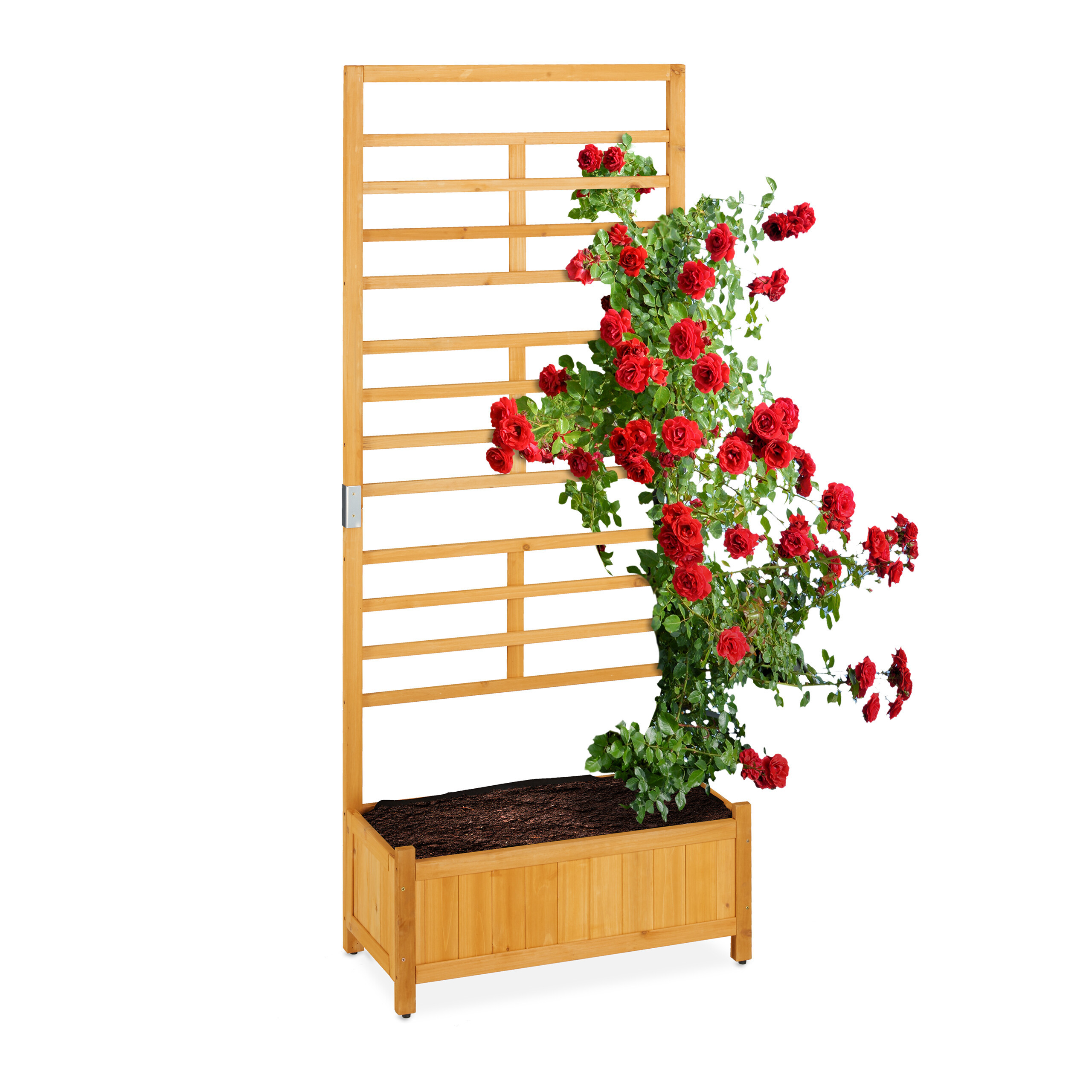 Climbing Trellis With Planter Box - (w)71 X (h)171 X (d) Cm