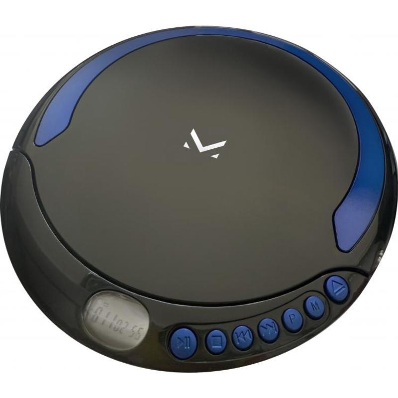 TEMU Majestic DM 1550 MP3 - Reproductor portátil de CD/MP3 con función a prueba de golpes, conector para auriculares, auriculares incluidos, negro