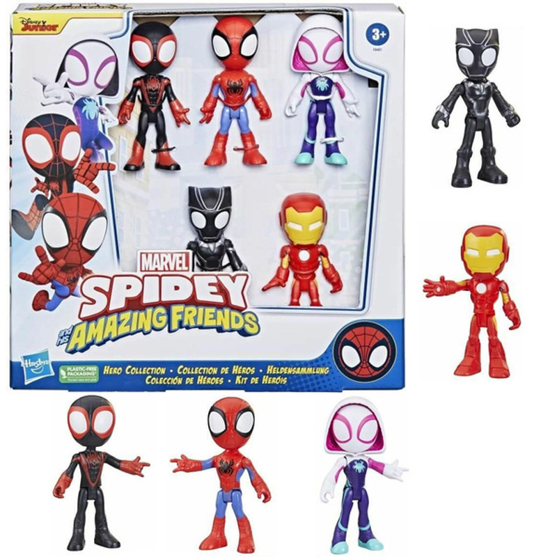 Hasbro Set Of 5 Figures From The Cartoon And Super F8401