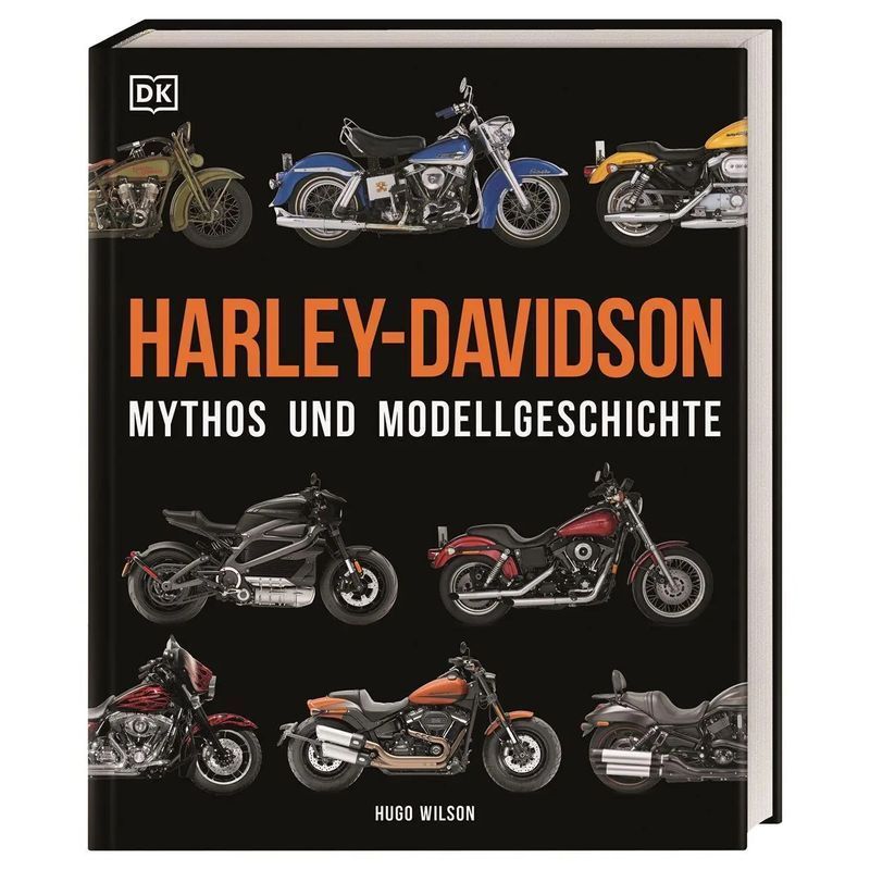 Image of Davidson - Book - Myth And Model History - Hugo Wilson - 216 Pages - German - 2022 - Dorling Kindersley Publishers - Ean 9783831045204