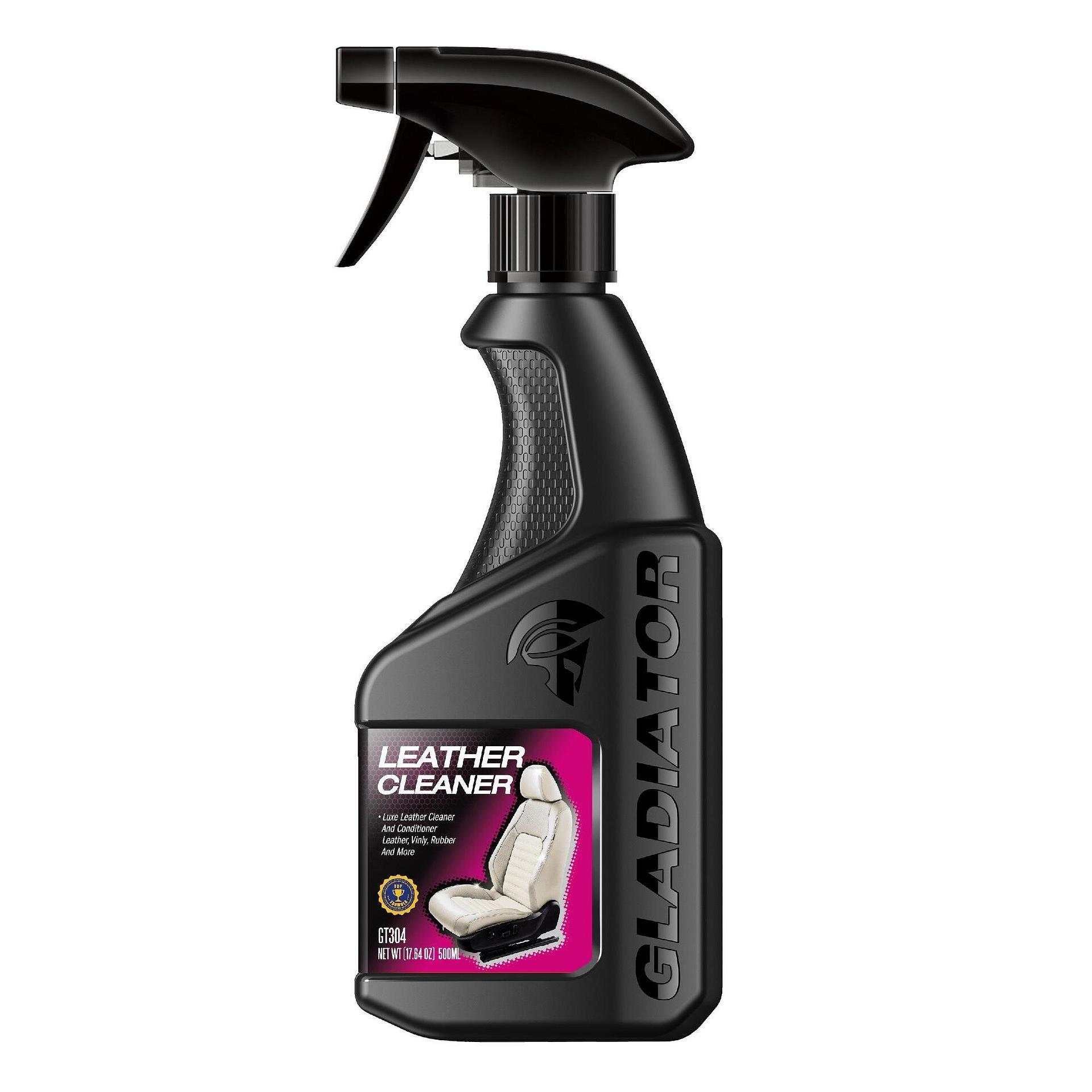Gt304 Leather Cleaner Spray Sofa Car Seats Shoes Bags Conditioner Stain Remover 500ml