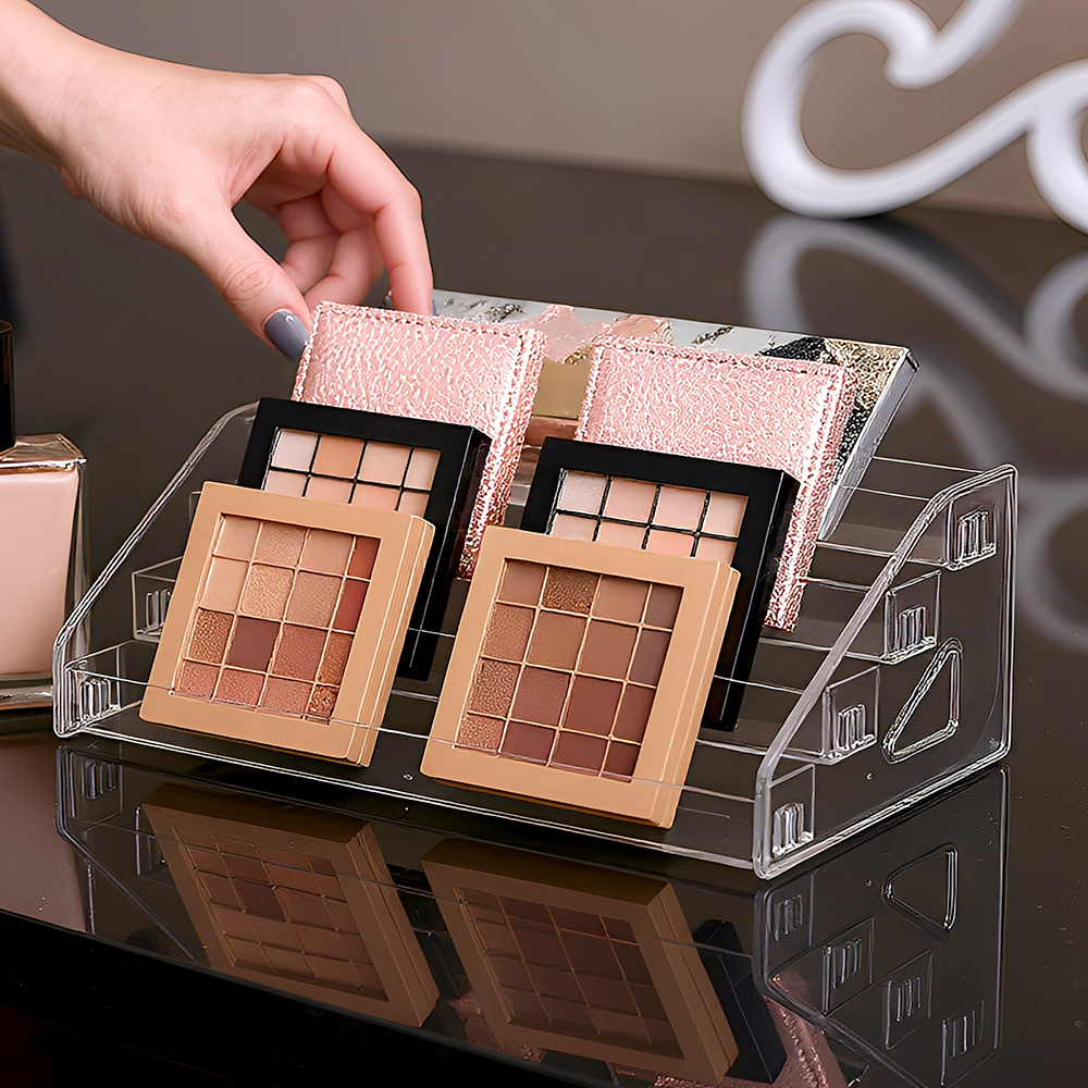 Plastic Multi-Layer Cosmetic Display Makeup Stand Rack