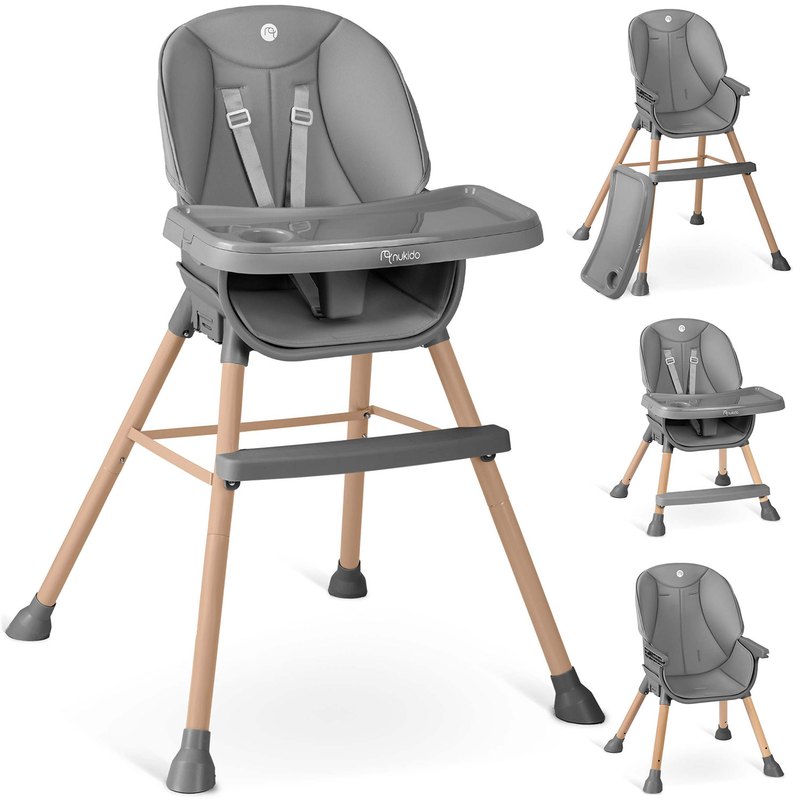 Nukido Grey Voedingsstoel