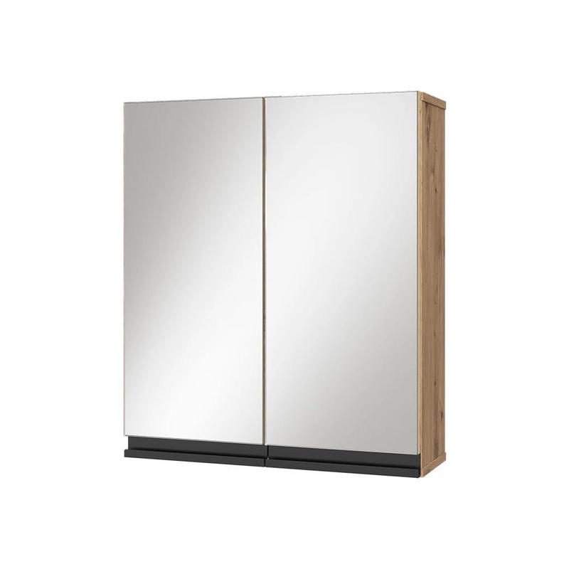 Image of Artisan 60 X 70 Cm Bathroom Cabinet With Mirror Bathroom Mirror With Shelf Bathroom Mirror Cabinet 16 Mm Spanplatte Bathroom