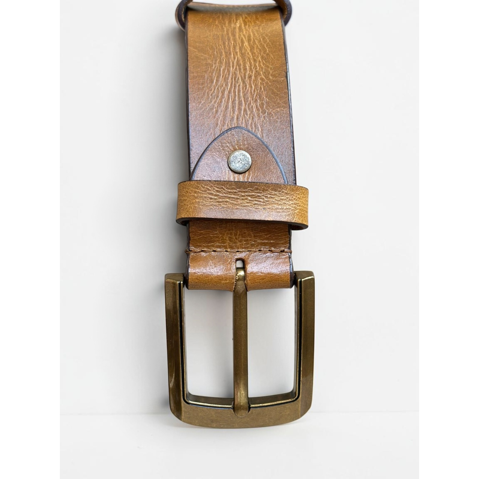 Men's Textured Heritage Belt Full Grain Leather