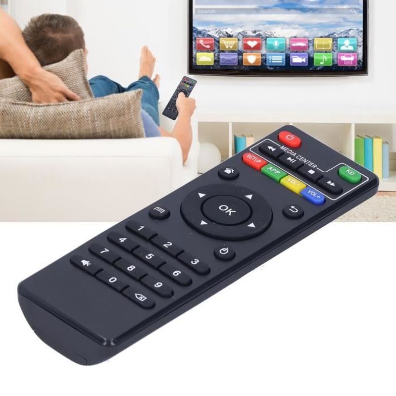 TEMU Télécommande TV Box - Universelle - Compatible x96//x96w - ABS - 10m - 47g