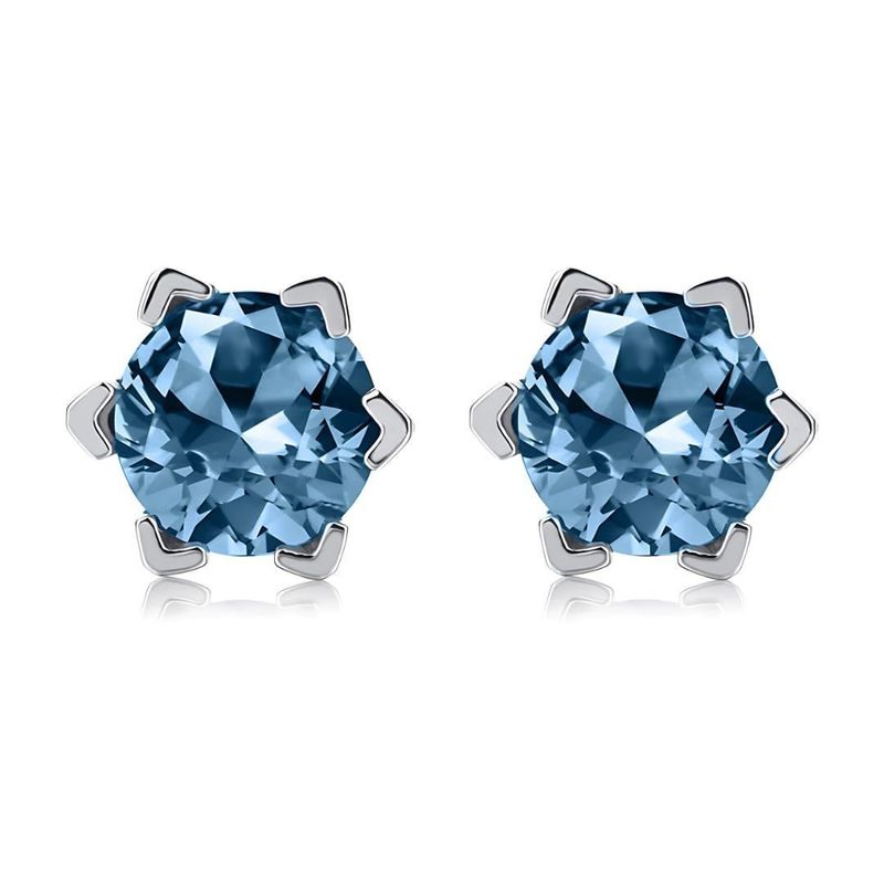 MGJ™ 925 Sterling Silver Colour-Change Alexandrite Stud Earrings