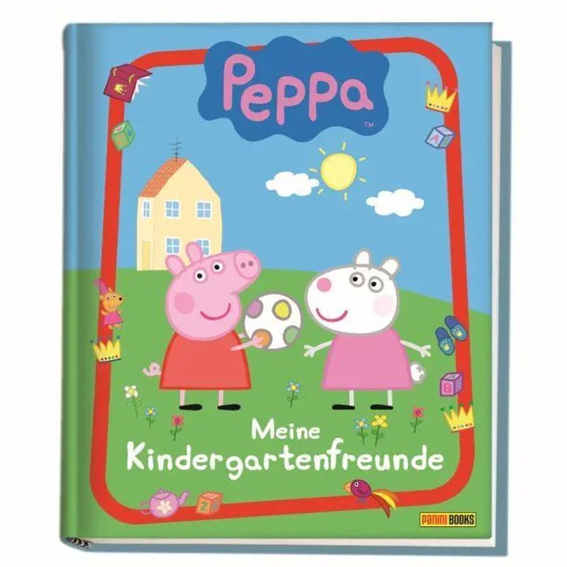 Image of Peppa Kindergarten Book - My Kindergarten - Panini - Book - Peppa Pig - 80 Pages - German - 2014 - Panini Publishing Gmbh - Ean 9783833228063