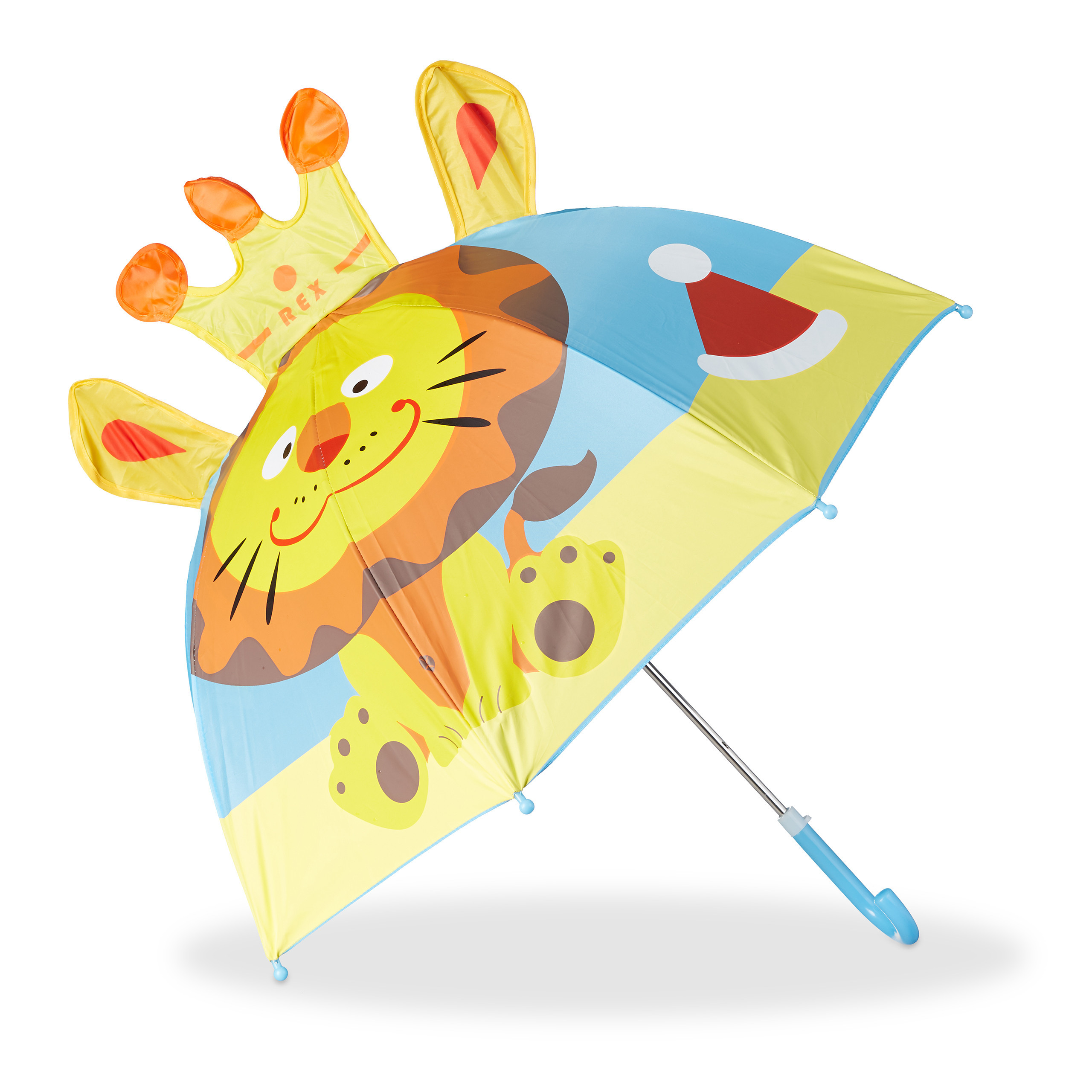 childrens umbrella with   in blue