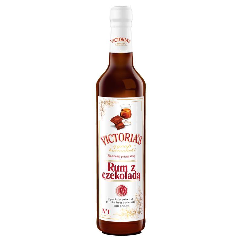 Image of Victoria's Rum-flavored Syrup With Chocolate 490 Ml