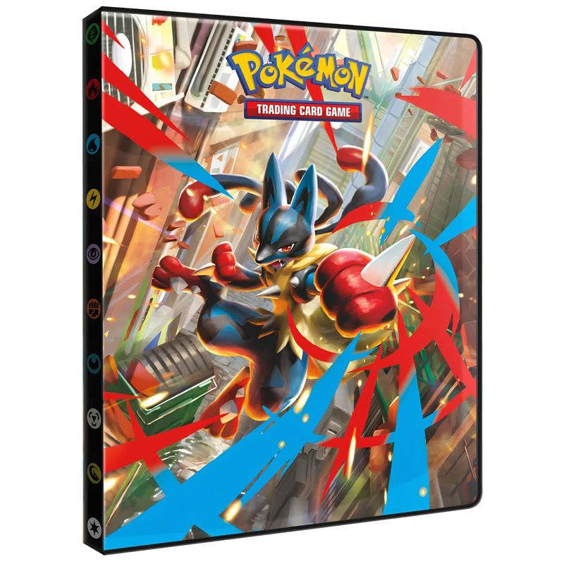 Image of 9-pocket Pokémon Portfolio – & Purple: Mega Evolution | Trading Card Album For Up To 180 Cards | Official Pokémon Accessory