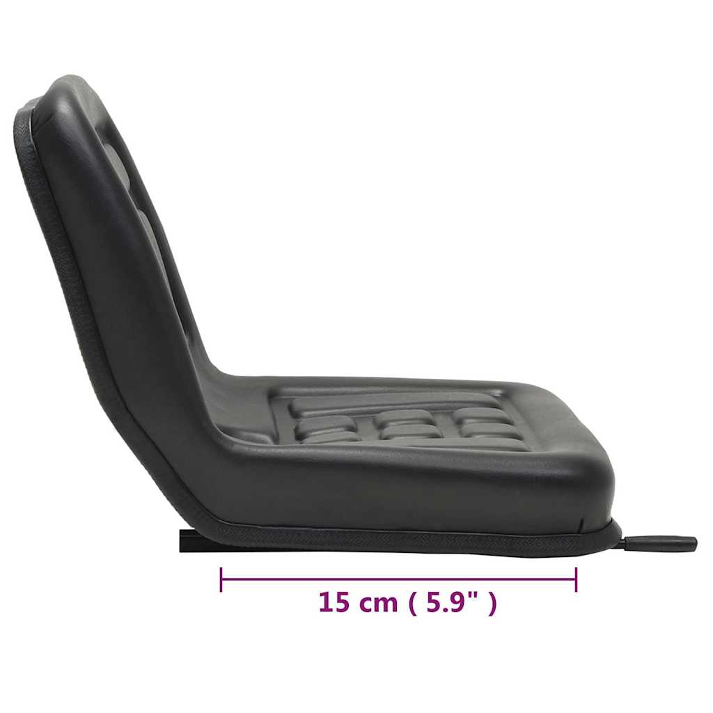 Universal Tractor Seat Black Digger Seat Forklift Seat Excavator Seat: retailer-supplied image