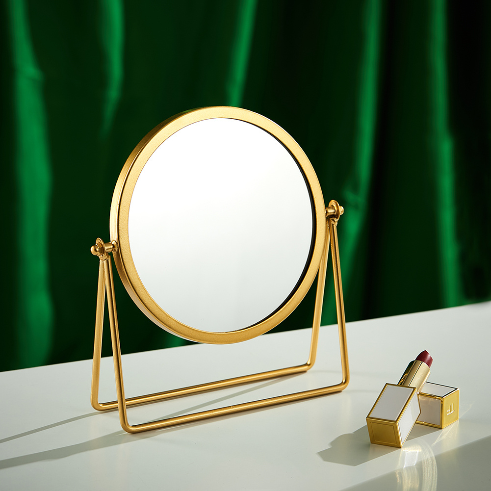 Round Shape Beauty Vanity Mirror with Stand