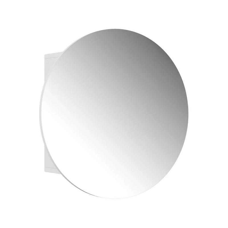 Image of Loki White 60 X 60 Cm Bathroom Cabinet With 2 Compartments, Bathroom Mirror With Shelf, Bathroom Mirror Cabinet, 16 Mm Spanplatte Bathroom