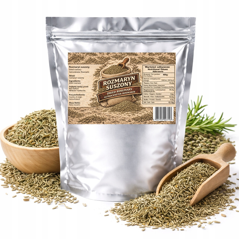Image of Dried Rosemary - A Classic Herb For Meats And Potatoes In Italian Cuisine, 1kg