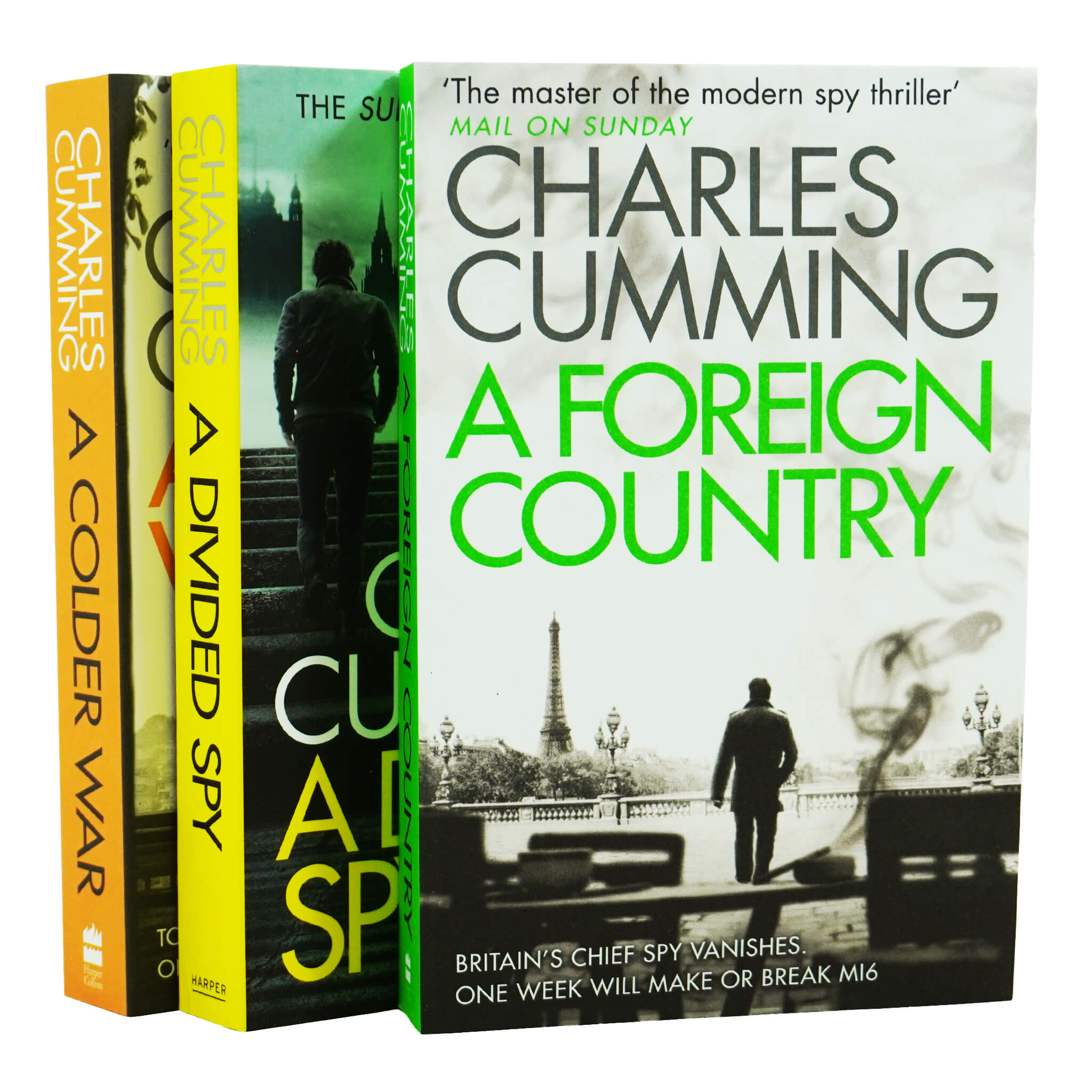 Thomas Kell Spy Thriller Series 3 Books Collection Set By Charles Cumming (A Foreign Country, A Colder War & A Divided Spy)