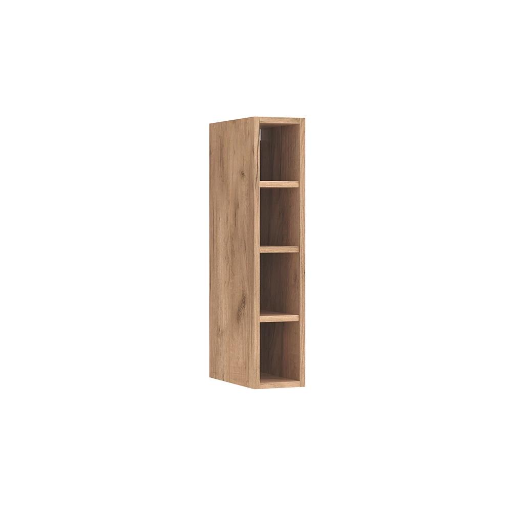 Fame-line Oak 15 Cm Hanging Cabinet, Open Kitchen Shelf, Wall Cabinet For Kitchen, Kitchen Furniture, Particle Board, 16 Mm Kitchen