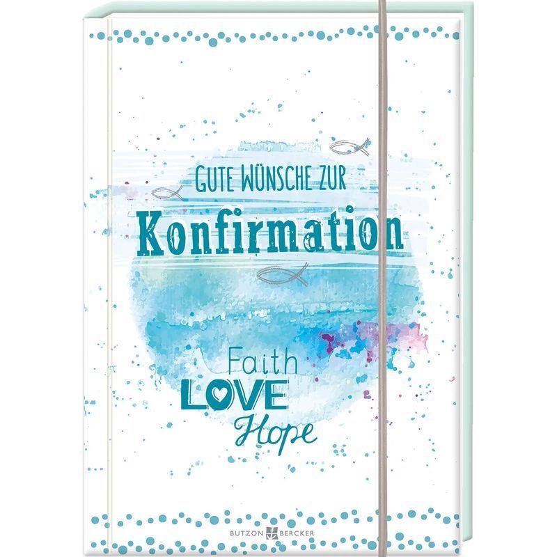 Image of Best Wishes For Confirmation - Book - Faith, Love, - Money Gift Books (butzon) - 10 Pages - German - 2022 - Butzon & Bercker - Ean 9783766628992
