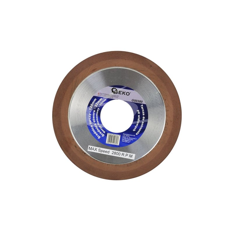 Image of Premium Diamond Sharpening Wheel For Pruning Saws – 125x10x32x8 Mm High-quality Convex Wheel For Precise Sharpening Of All Pruning Saws
