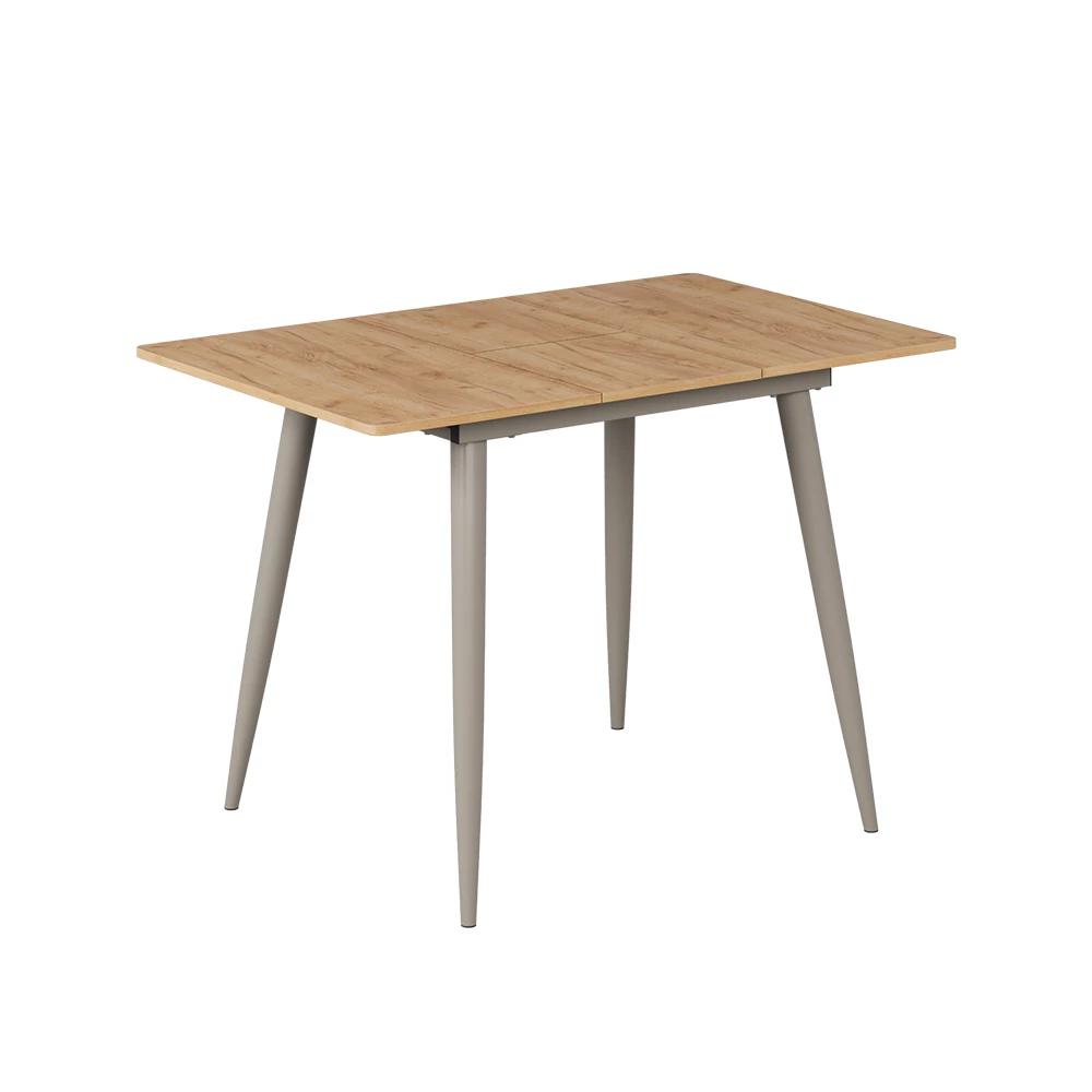 Image of Beaver Oak/ 80-110 X 70 Cm Extendable Dining Table The Extendable Kitchen Table Dining Table For The Dining Room The Extendable Dining Table Chipboard, 15 Mm Dining Room