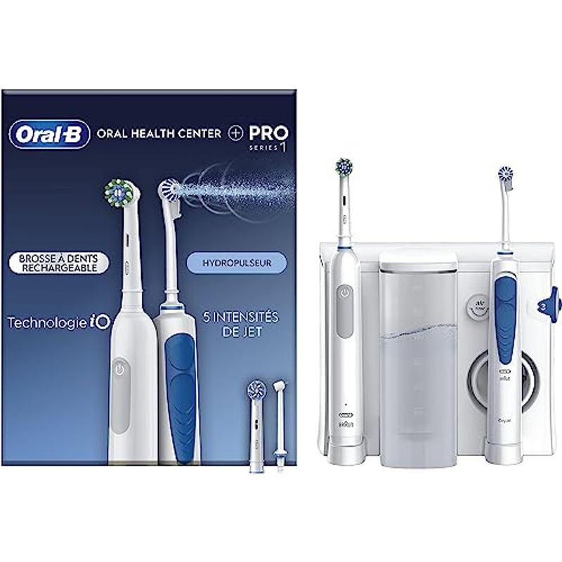 Brosse a Dent Oscillo Rotative Oral-B Pro Series 1 Oxyjet 3 Modes 1 Embrayage Minuteur Capteur de Pression - Image 6
