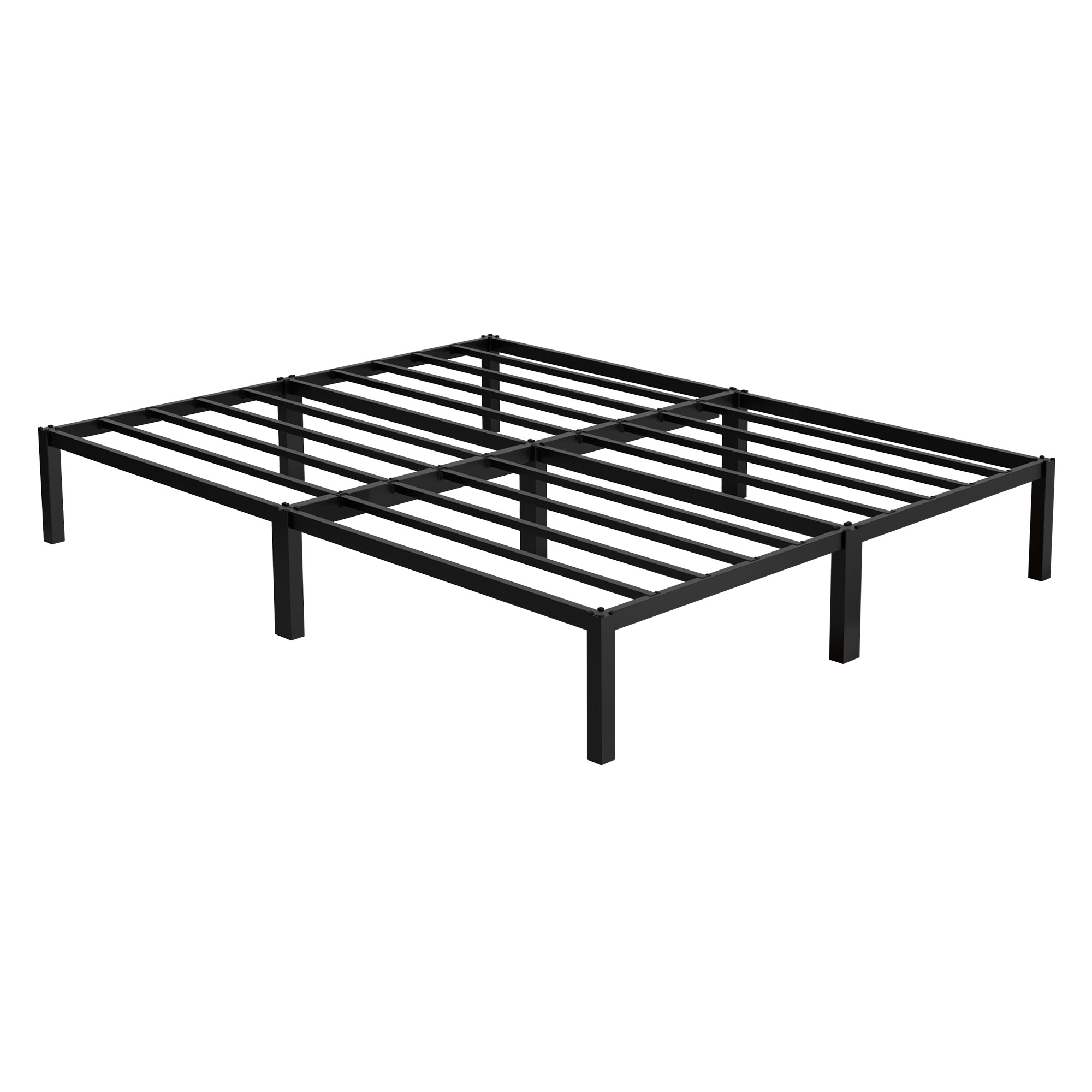 Image of Ml-design Metal Bed Frame With Slatted Base, Sturdy Metal Bed Frame, Bed For Children's, , And Adult's Bedrooms, Youth Bed, Guest Bed, Bed Frame
