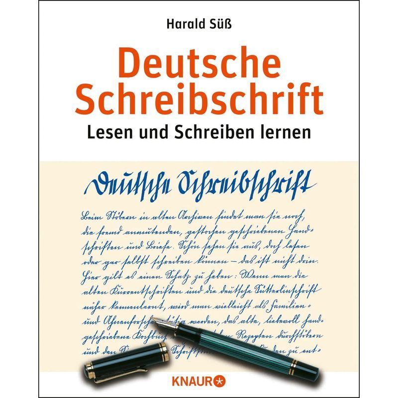 German Cursive Script: Practice Book - Learn To Read And Write - Harald Süß - Paperback - 32 Pages - German - 2003 - Knaur Kreativ - Ean 9783426668795