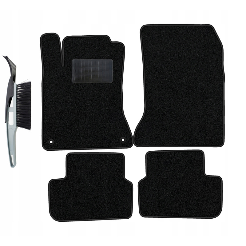 Velour Floor Mats Complete Set Fitting For Mercedes -class C117 X117 2012-2019