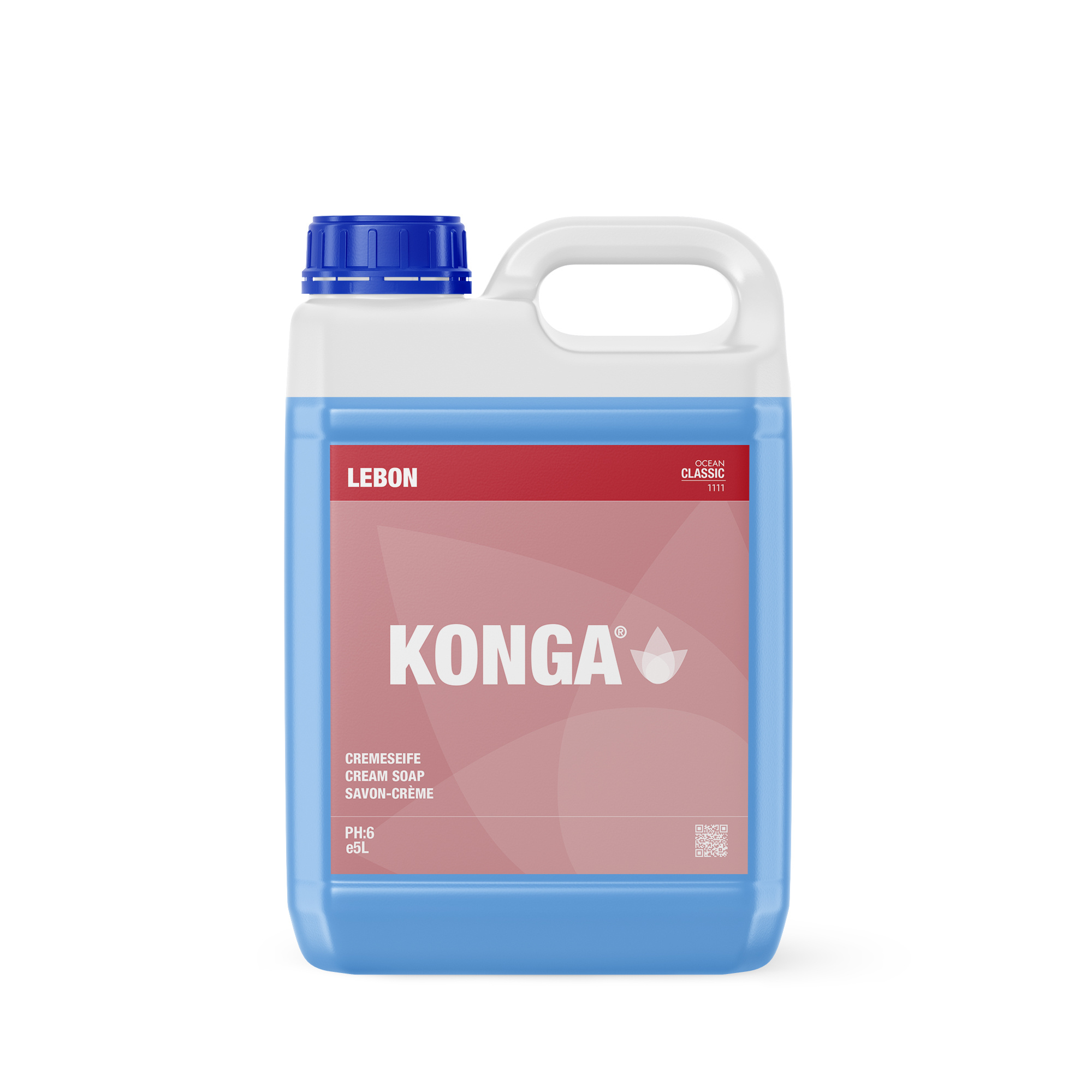 Image of Thick Liquid Soap With Nourishing Glycerin, Fragrance With Notes Of Jasmine And -, 5-l Canister, Care, Thick Liquid Texture, Ph-neutral, Long-lasting Effect.