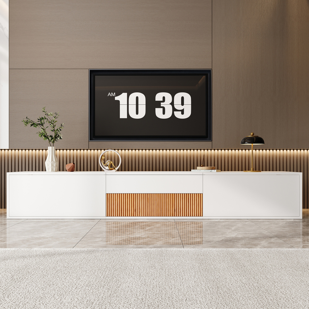 Image of Modern Tv Cabinet, Tv Stand, Tv Panel, Lower Tv Stand. , Can Hold A Projector. 180 X 34 X 30 Cm (l X W X H)