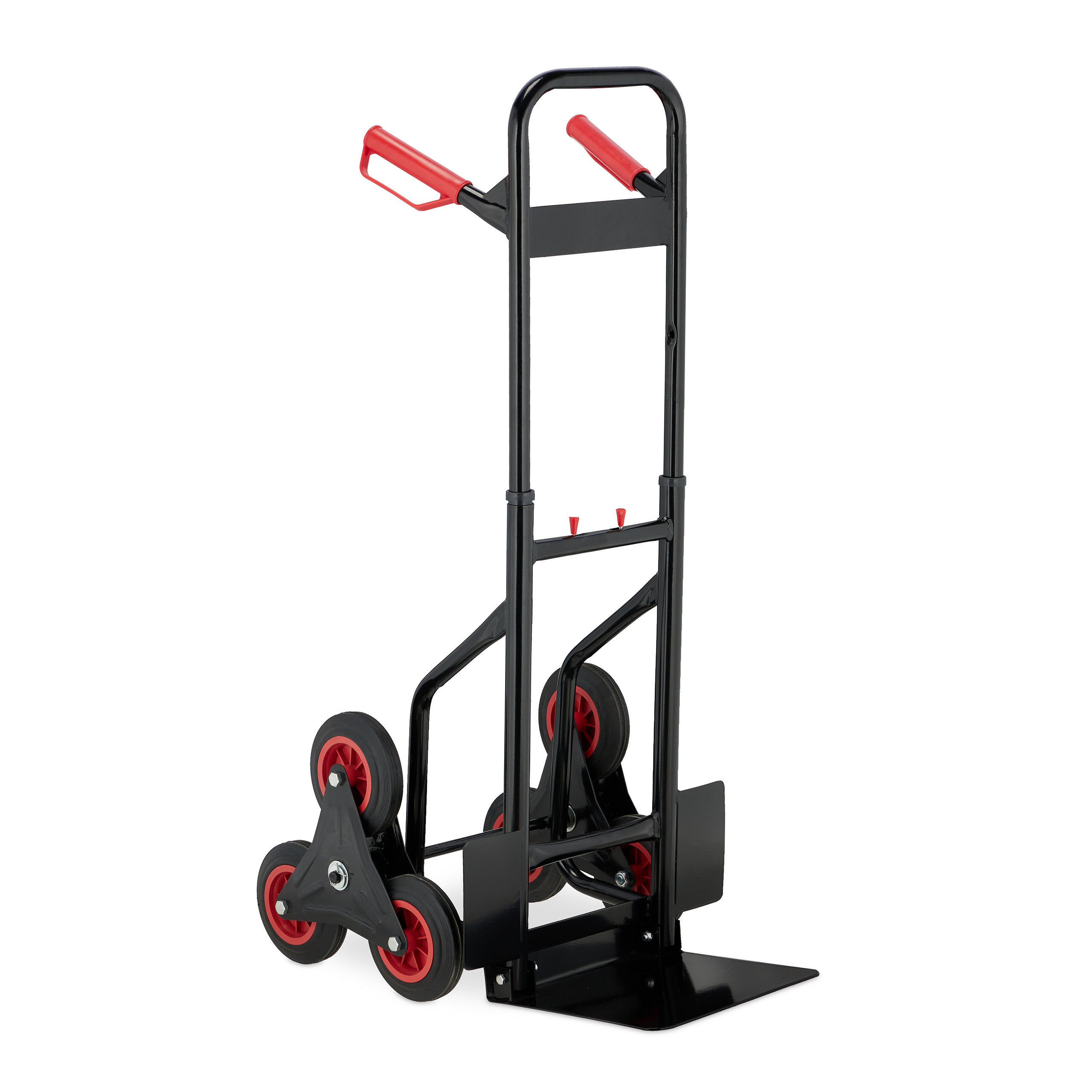 Stair Climbing Shopping Cart In Black/red