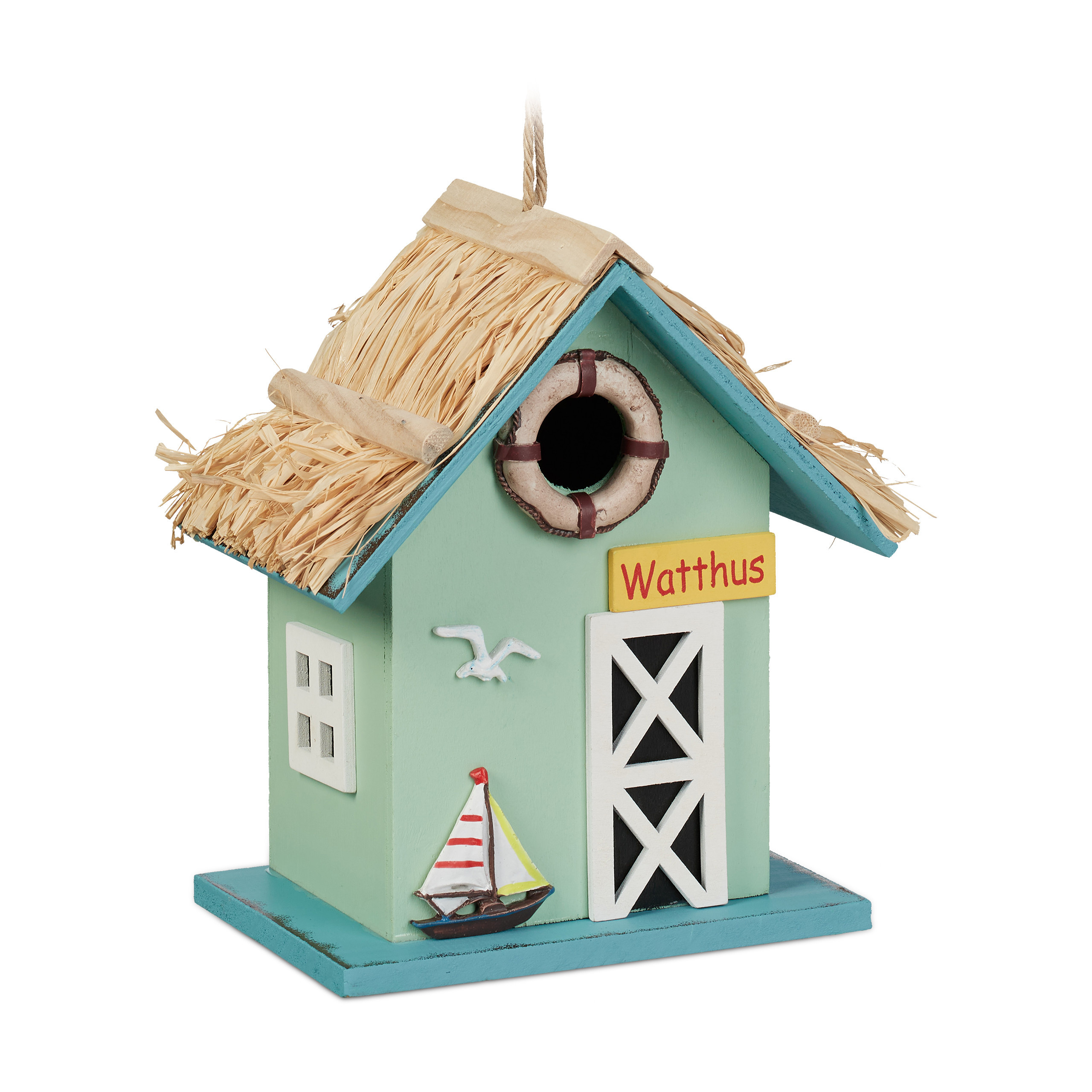 Decorative Birdhouse - (w)19 X (h)24.5 X (d)13.5 Cm