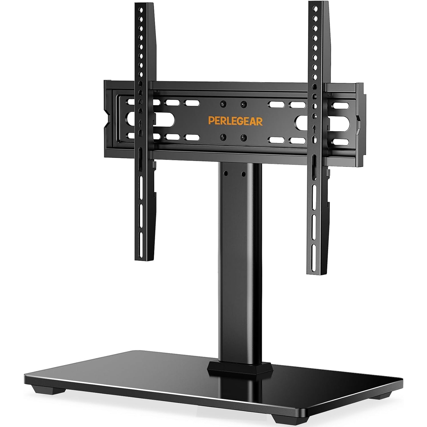 Tv Stand Tv Universal Stand For 26-55 Inch Oled Lcd Flat & Curved Tvs Up To 40kg, Max. Vesa 400x400mm, Height Adjustable &
