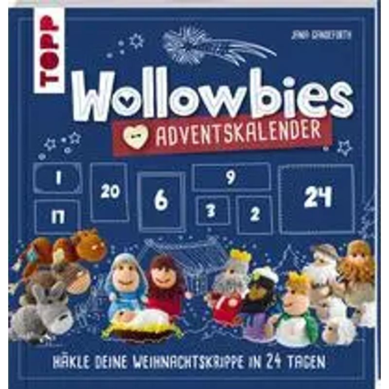 Image of Wollowbies Advent Calendar - Crochet Your Nativity Scene In 24 Days - Jana Ganseforth - Paperback - 112 Pages - German - 2021 - Frechverlag Gmbh - Ean 9783772448881