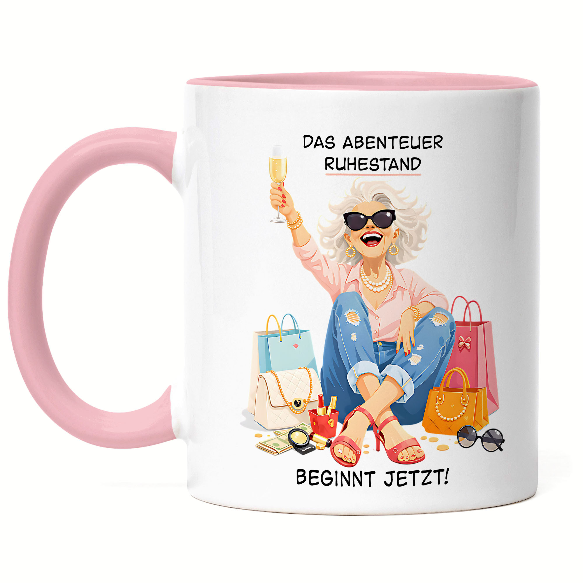 The Retirement Now Mug - Yellow, Funny Quote, Farewell Work Gift For Women - Coffee Mug, Coffee Cup