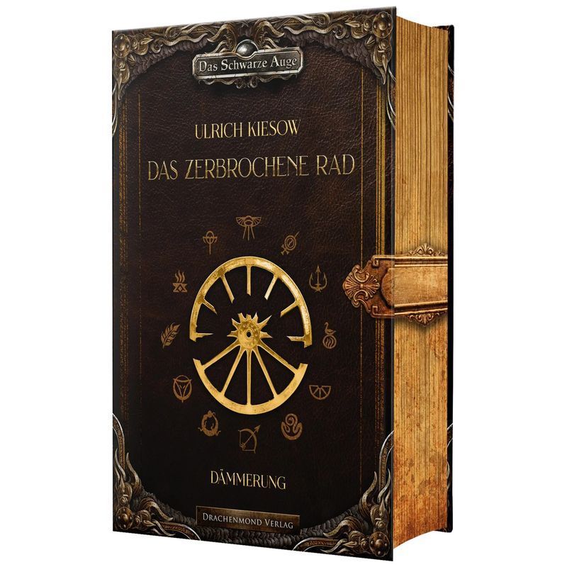 Image of The Broken Wheel Twilight - Book - Jewelry Edition With Color Print Guarantee - Ulrich Kiesow - 588 Pages - German - 2025 - Drachenmond Verlag - Ean 9783959918701