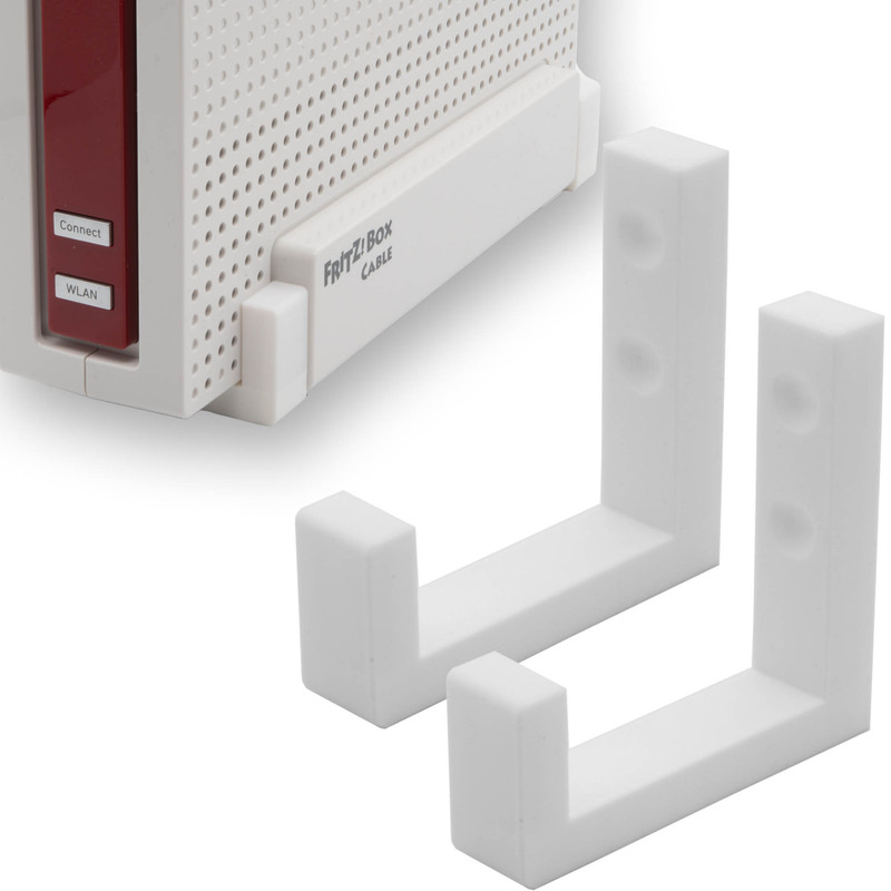 2x Wall Mount Fritz!box 6690 / 6590 / 6591 Avm Fritzbox Wall Hook Set