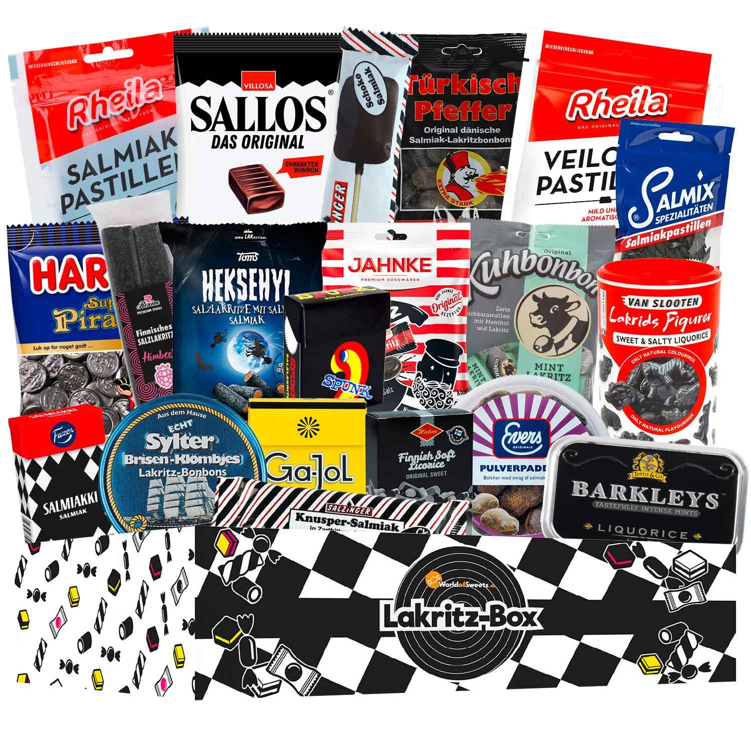 Image of World Of Sweets Licorice Box – 20 Varieties Of Sweet, Salty & Spicy Licorice – International Specialties For True Connoisseurs