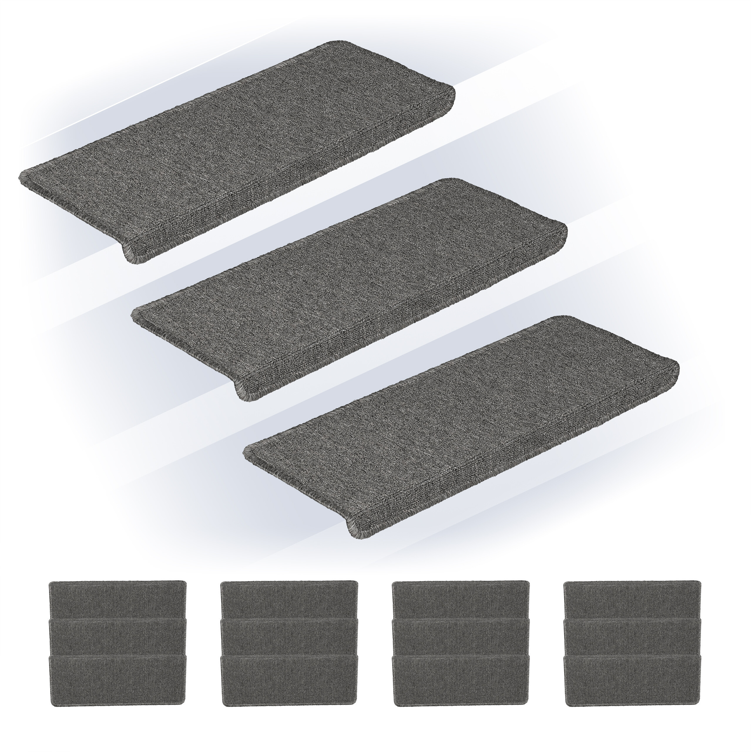 15 Grey Stair Treads