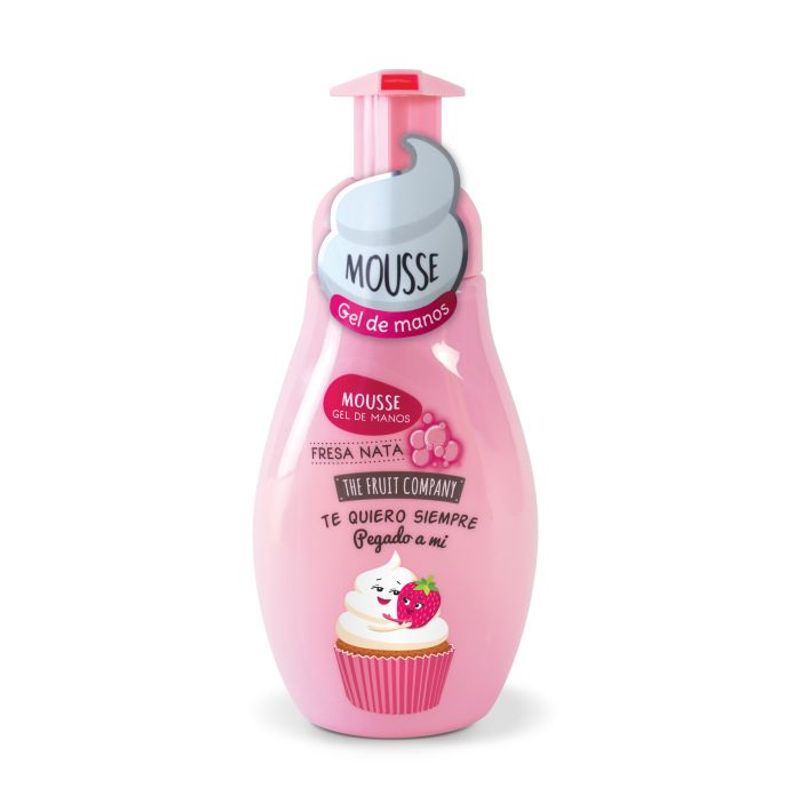 Handseife - Gel Mousse Erdbeercreme - 250 Ml -