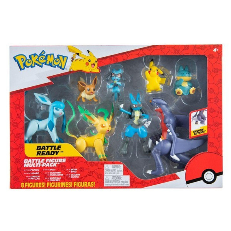 Pokémon Battle Ready Figure Multi-Pack, 8 Figures