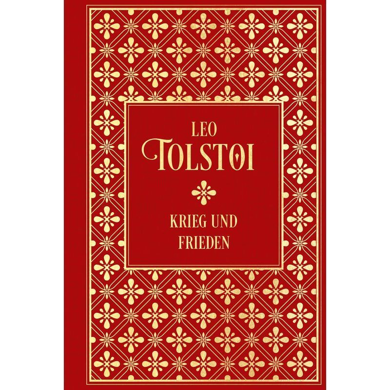 Image of War And Peace - Book - Linen With Gold Foil Stamping - Leo Tolstoy - 1760 Pages - German - 2025 - Nikol Verlagsges.mbh - Ean 9783868209242