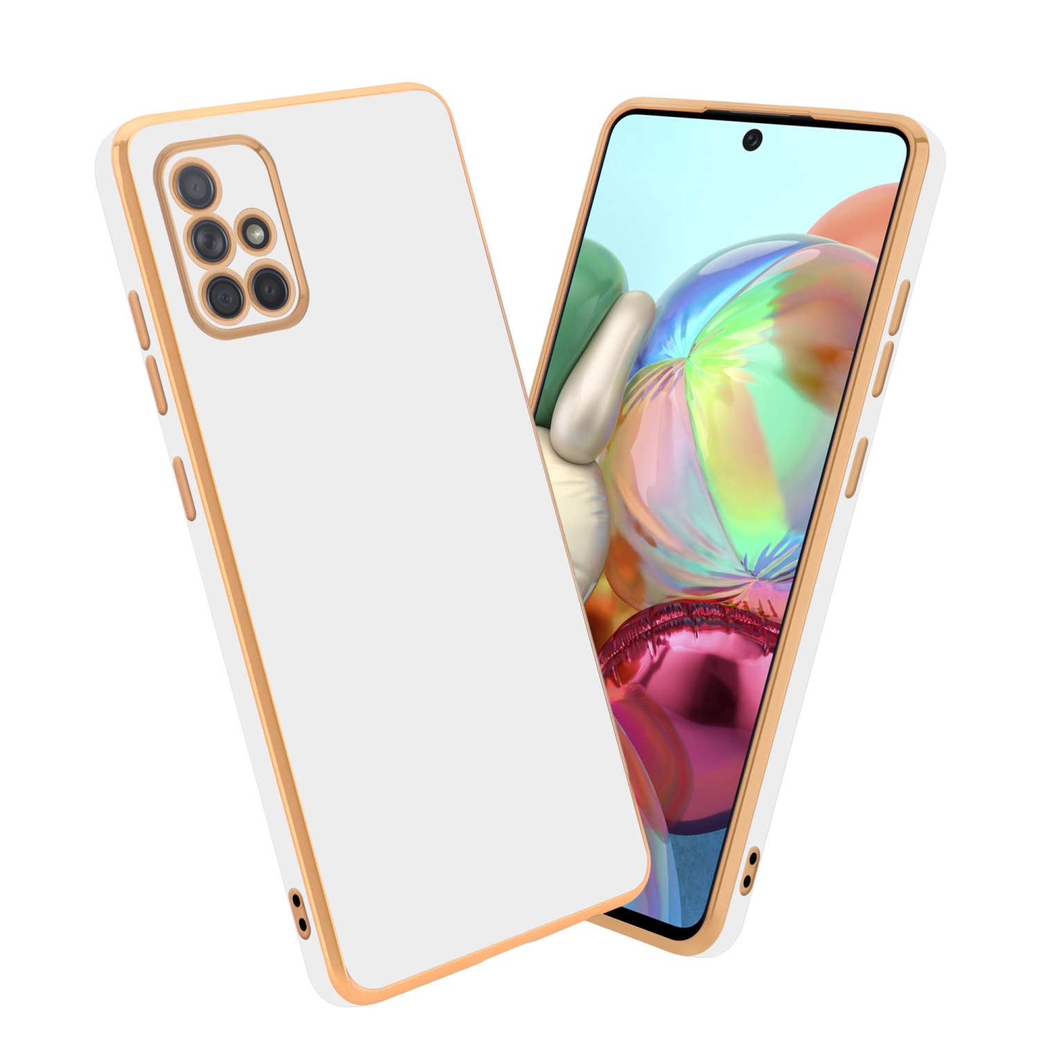 Image of Protective Case Compatible With Galaxy A51 4g / M40s Case Flexible Tpu Silicone Cover Camera Protection