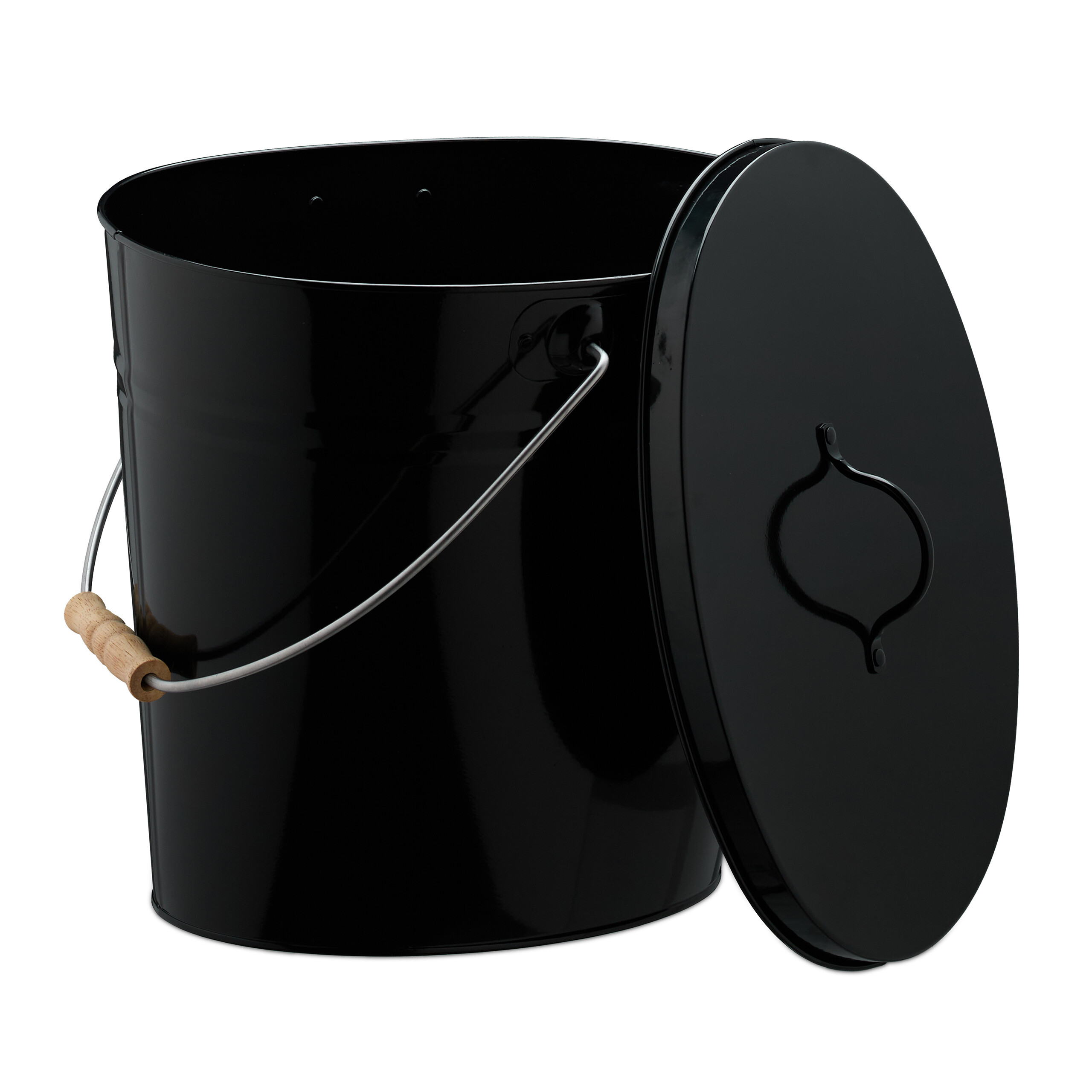 Ash Bucket In Black - 12