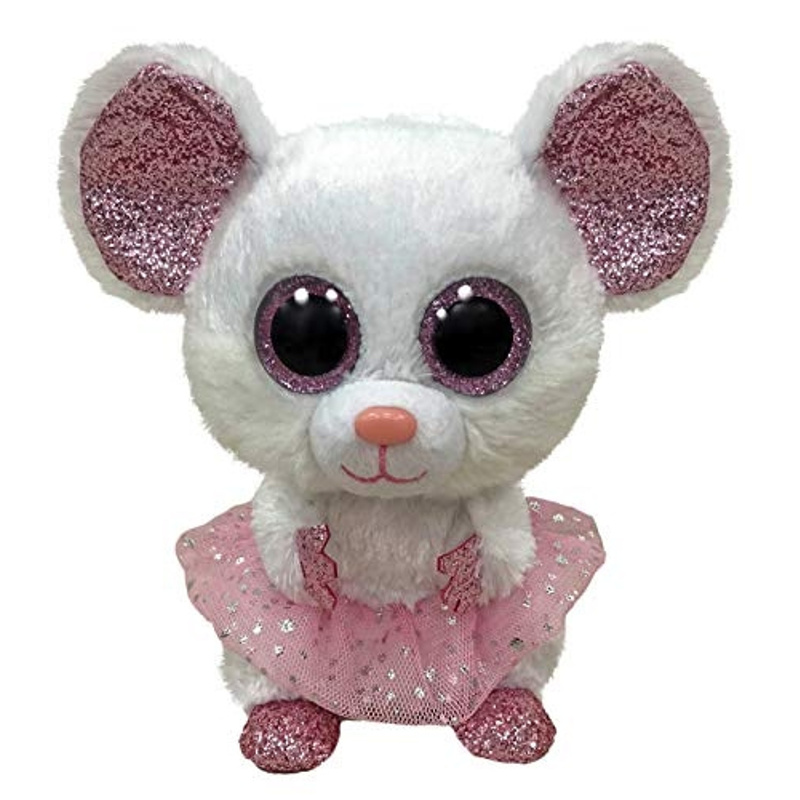 Temu As Shown Ty - 'S - Peluche Nina 23Cm, Rose Et Blanc, Ty36488