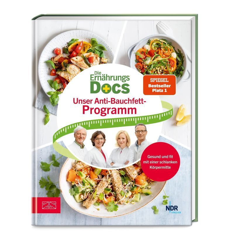 The Nutrition Docs Our Anti-belly Fat Program - Book - Healthy And Fit With A Slim Midsection - Matthias Riedl (et Al.) - 176 Pages - German - 2022 - Zs - Ean 9783965841956