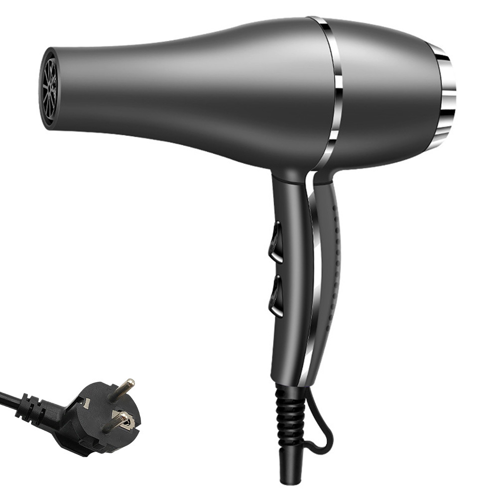 Image of [ Dryer] 2 Powerful Hair Dryer With Diffuser | 3 Heating And Cooling Buttons, Fast Hair Styling Tool, Ac Motor Hot And Cold Air Temperature Hair Care Without Damage Hair, Uk Plug