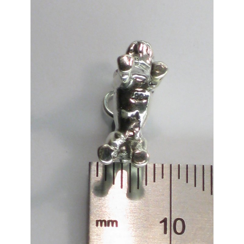 Sterling Silver Boston Terrier Charm, Perfect for Dog Lovers