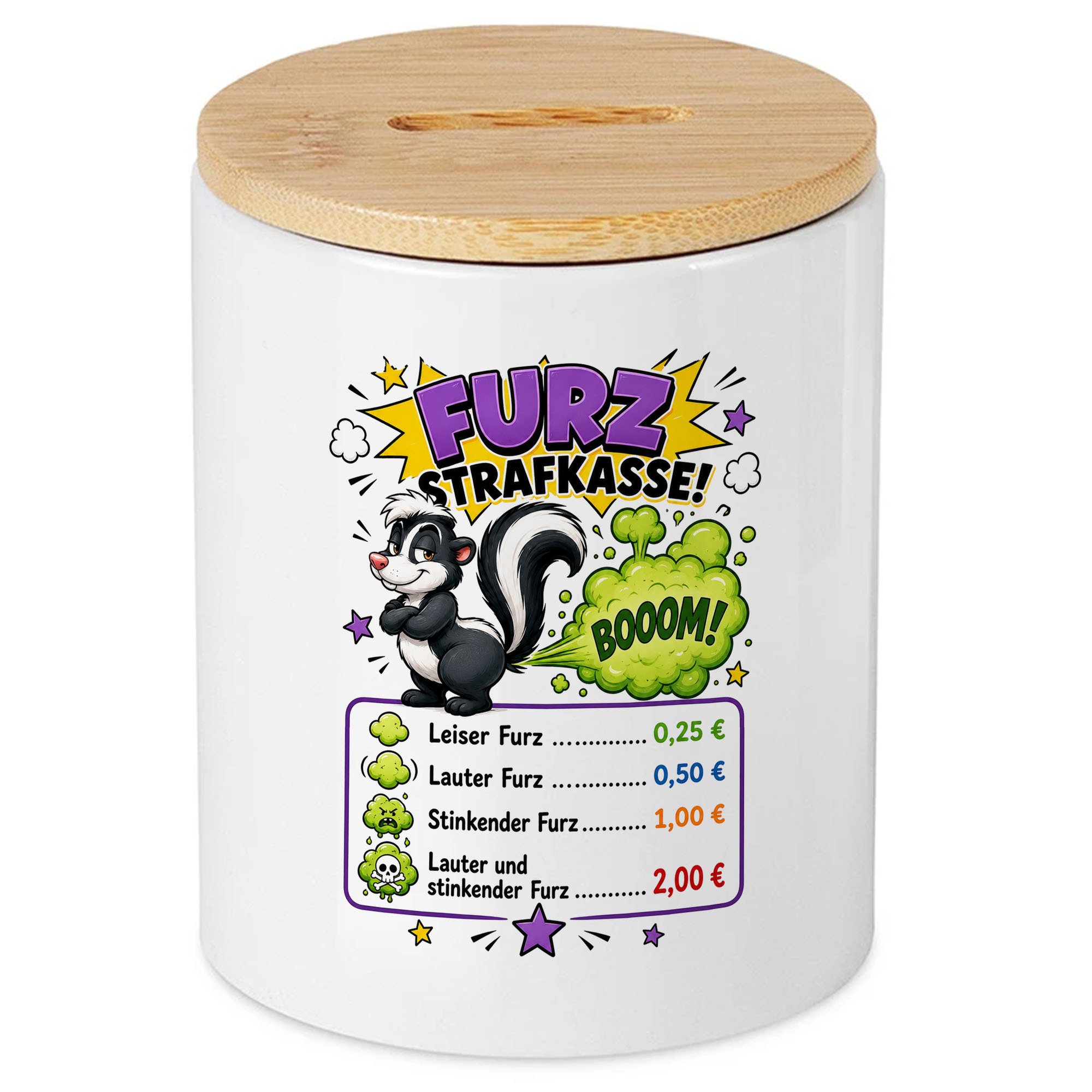 Funny Farting Skunk Piggy Bank, Humorous Money Gift For , Wish For Birthday Parties, Fun While